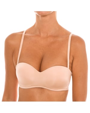 Sujetador push-up bandeau sin aros para mujer 007HF. Realce, soporte y un toque de elegancia.