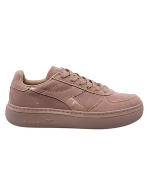 Diadora b entrenadores rosas de mujer de elite ancho