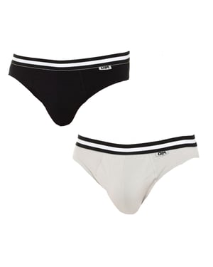 Pack-2 Slips Cotton Streech tejido transpirable D6577 hombre