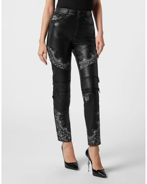 Pantalones De Cuero Paisley