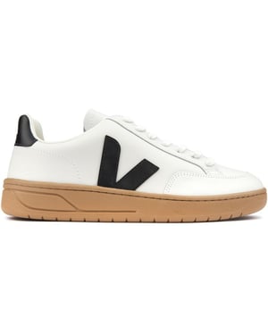 Zapatillas V-12 - Veja - Piel - Blanco
