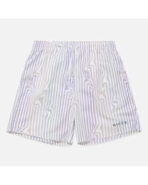 Bañador Hombre Nicce Strata Blanco/Lila