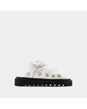 Aj1317 Sandalias - Toga Pulla - Piel - Blanco