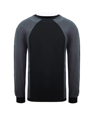 Dickies dos tono para hombre suéter negro/gris