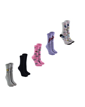 5 Pares Amigos Calcetines para Mujer | Funny Cute Dress Novelty Friendship Socks | Amigos Regalos - Amigos
