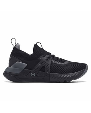 Under Armour Project Rock 4 Entrenadores negros para mujeres