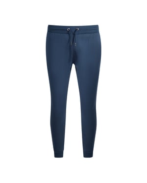 Pantalones de chándal azul marino con logo impreso de Cavalli Class