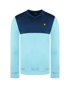 Suéter azul Lyle & Scott Golf Mens Blue
