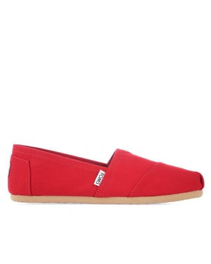 Toms Alpargatas Red Womens Plimsolls