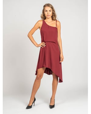 Patrizia Pepe Vestido Mujer Rojo