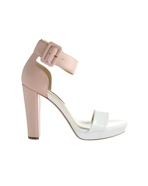 Calvin Klein Caitlin White/Pink Shoes White