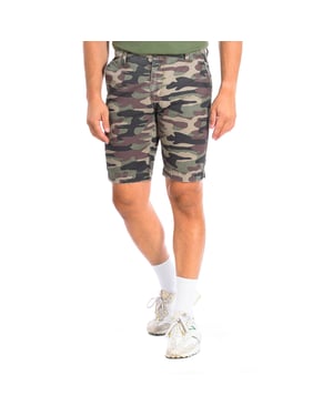 Bermuda con corte de bajo recto TMB301-TW415 hombre