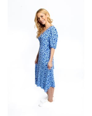 Vestido midi floral Anna
