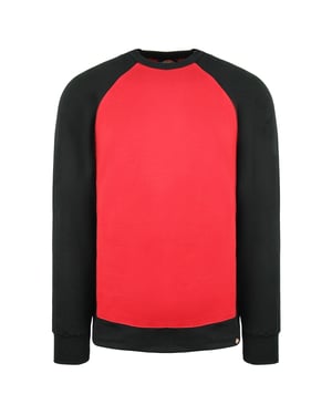 Dickies Two Tone Mens Red/Black Sweater