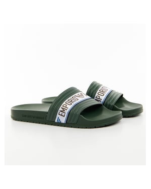 Zuecos con águila para hombre de Emporio Armani