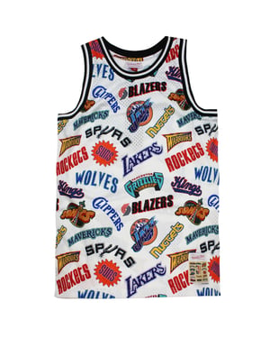Camiseta de tirantes Mitchell & Ness All Over Eastern Swingman para hombre