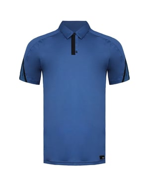 Polo Oakley Velocity azul para hombre
