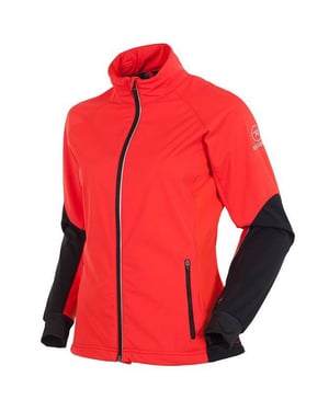 Rossignol Moonlight Womens Black/Red Chaqueta