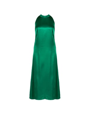 Pinko Dress Racking Mujer Verde
