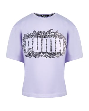 Puma x Mr Doodle Camiseta de manga corta Camiseta Lilac Lilac para mujer Camiseta 598654 88