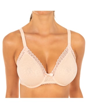 Sujetador triangular con aros flexibles P07I3 mujer
