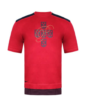 Camiseta roja para hombre Nike Swoosh