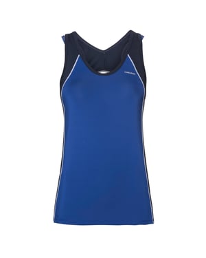 Cabeza de tenis de tenis azul de Talia para mujer