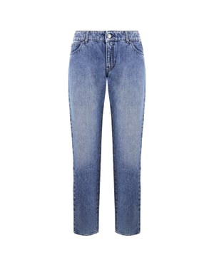 Emporio Armani Slim Fit Mens Washed Jeans