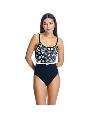 Bañador escote redondo W240481 mujer