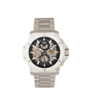 Reloj automático con pulsera esqueleto Reign Commodus