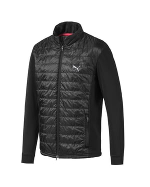 Puma acolchado Primaloft Black Zip Up Up Warmcell Golf Jacket 595122 01