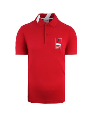 Lacoste Slim Fit Mens Red Polo camisa