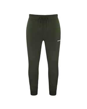 New Balance Stretch Graphic Logo Green Mens Classic Core Track Pants MP03901 Arg
