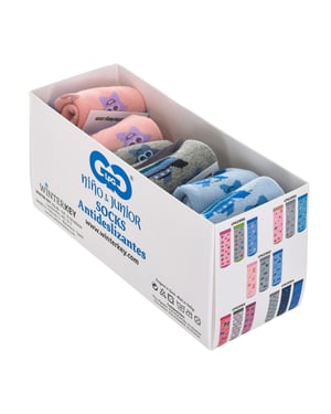 Pack-6 Calcetines antideslizantes LPG2002 infantil
