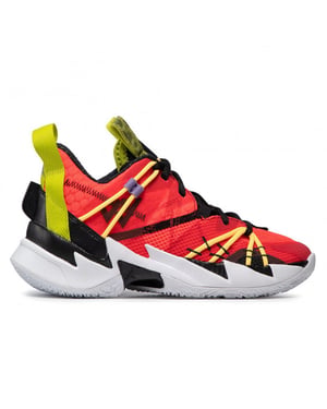 Nike Jordan ¿Por qué no cero 3 SE (GS) Trainadores de niños rojos?