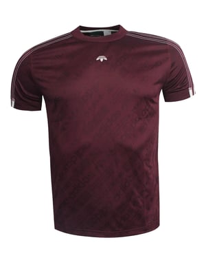 Adidas por Alexander Wang Mens Borgoña Camiseta