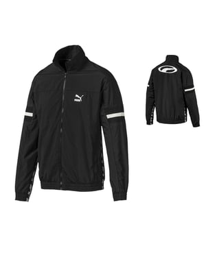 Puma Xtg tejido de manga larga con cremallera negro