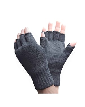 Hombres de invierno cálido 3.2 TOG forro polar aislado Guantes sin dedos