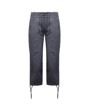 Nike Swoosh para mujer gris oscuro 3/4 pantalones