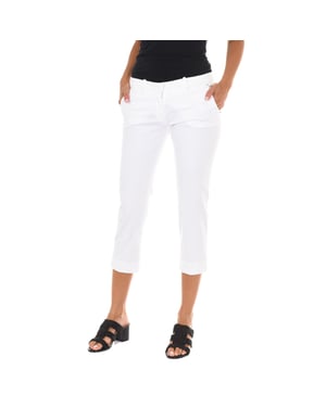 Pantalon pirata de tejido elástico 70DBF0508-O025 mujer
