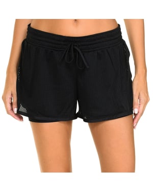 Short Deportivo 2 en 1 ajuste mediante cordón D07MP mujer