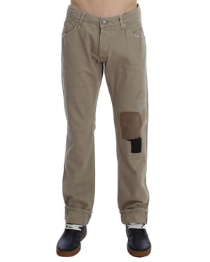 Jeans de Pana Beige para Hombre Acht