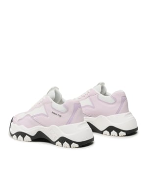 Patrizia Pepe Zapatillas de mujer Blanco, Violeta