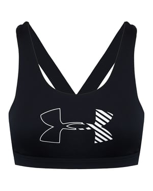 Sujetador deportivo Under Armour HeatGear Negro Mujer