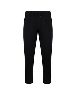 Daño criminal Inverso de bucle inverso para hombres Pantalones negros