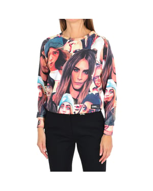 Sudadera manga larga y cuello redondo 15S2LJ24 mujer