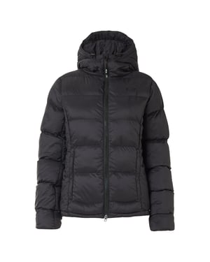 Oakley manga larga cremallera con cremallera negra chaqueta con capucha aislada aislada FOA500023 02E