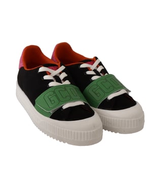 Zapatillas bajas de gamuza multicolor para mujer GCDS