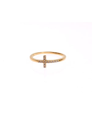 Anillo de Plata 925 Dorado Nialaya para Mujeres