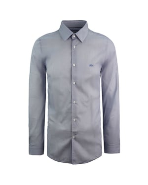 Lacoste Slim Fit Camisa tejida para hombre azul